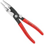 Knipex - 13 91 200 pince pour installations électriques gainées en plastique atramentisée noire 200 mm ... Knipex - 13 91 200 pince pour installations électriques gainées en plastique atramentisée noire 200 mm ...