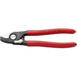 Knipex - 95 21 165 coupe - cbles avec ressort d'ouverture gaines en plastique brunie 165 mm