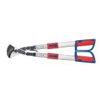 Knipex - 95 32 038 coupe - cbles  cliquet avec bras tlescopiques avec poignes multimatires 570 mm ...