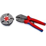 Knipex - 97 33 01 multicrimp pince  sertir avec porte - profils avec poignes multimatires brunie ...
