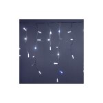 Auvent de pluie koem stalactites 4x0, 70 mt avec 200 lumie'res de noel avec maxi ice white led avec flash ...