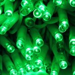 Chaine de chaine koem 10 me'tres se'rie 100 lumie'res de noel avec maxi led vertes avec flash intermittent ...