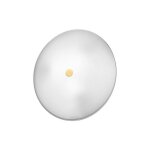 Kolarz - centro - plafonnier encastré simple en verre design or poli, 2x e14 Kolarz - centro - plafonnier encastré simple en verre design or poli, 2x e14