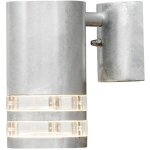 Konstsmide modena applique d'ext�rieur moderne � double anneau en acier galvanis�, transparent, ip44