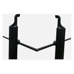 Kordo ? coudes de jonction de tubes lot de 5 ? aluminium noir ral 9005 ? pour angles 90� � 180� ? raccord ...