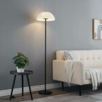 Kosilum - l�gant lampadaire minimaliste abat - jour en verre - melito