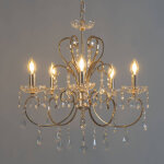 Kosilum - lustre cristal or rose - pavia