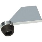 Kotarbau - but�e de porte soud�e avec tampon en caoutchouc - but�e de sol pour portail d'entr�e.