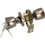 Kotarbau - poign�e de porte avec serrure en m�tal - verrouillage cylindrique - poign�e de porte rotative ...