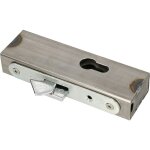 Kotarbau - serrure � crochet avec bo�tier de serrure 30 x 50 x 170 mm pour cylindre profil� pour portes ...