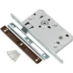 Kotarbau serrure � mortaiser 72 / 55 mm din gauche serrure de wc porte de salle de bain serrure de porte ...