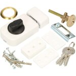 Kotarbu serrure supplmentaire 60 mm 3 couleurs avec cylindre extrieur - wei