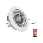 Ampoule led connecte clairage blancs + couleurs, gu10 spot encastrable orientable 5w variation de couleur ...