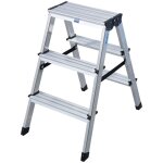 Krause - escabeau � double �chelle 120328 hauteur de travail (max. ) (d�tails) 2. 45 m