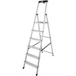 Krause - escabeau � marches, avec marche sup�rieure de s�curit�