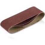 Lot de 3 bandes abrasives 75 x 533 mm grain 120 kreator
