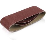 Lot de 3 bandes abrasives 75 x 533 mm grain 60
