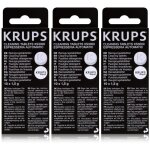 Krups - 3x pastillles nettoyantes (10pcs) d'origine pour machine � caf� trois pi�ces