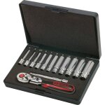 Ks tools 1 / 4' chromeplus coffret de douilles, 13 pcs - 918. 0613