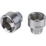 Ks tools - douille traversante 6 pans 13 mm, l. 18 mm du coffret 918. 3050 - 918. 3069