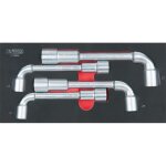 Ks tools - module de cl�s � pipe d�bouch�es - 6 pans, 4 pi�ces - 713. 4004