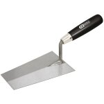 Ks tools - truelle italienne carr�e - lame acier - manche bois - 180 mm - 144. 0122