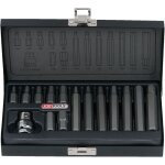 Coffret d'embouts ks, 6pans male 15 pcs - 4 - 5 - 6 - 7 - 8 - 10 - 12 mm - 911. 5040 - kstools