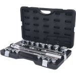 Ks tools - coffret de douilles 6 pans en pouces et accessoires 3 / 4'', 21 pices - 911. 0752