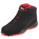 Chaussures de scurit hautes modle 10. 09 - noir / rouge 47