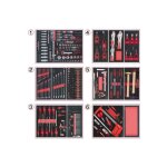 Composition d'outils 6 tiroirs pour servante, 455 pi�ces