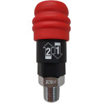 Ks tools - coupleur rapide filet mle 1 / 4'' - l. 39mm - 515. 4450