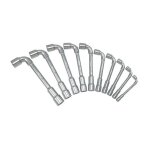 Ks tools - jeu de 10 cl�s � pipe d�bouch�es m�triques - 6 pans - en bo�te - 517. 0440