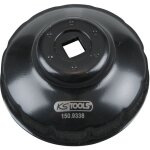 Kstools - ks tools - cloche pour filtre � huile 3 / 8'', diam�tre 76 mm / 12 cannelures - 150. 9338