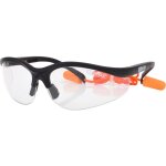 Lunette de protection - transparante avec bouchons d'oreille Lunette de protection - transparante avec bouchons d'oreille