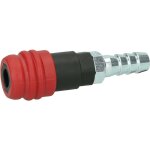 Raccord de sécurité à air comprimé 2 niveaux avec embout de tuyau, 14, 5 mm Raccord de sécurité à air comprimé 2 niveaux avec embout de tuyau, 14, 5 mm
