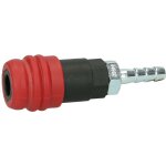 Raccord de sécurité à air comprimé 2 niveaux avec embout de tuyau, 9 mm Raccord de sécurité à air comprimé 2 niveaux avec embout de tuyau, 9 mm
