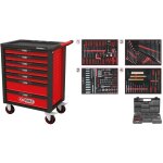 Kstools - racingline servante d'atelier noir / rouge avec 7 tiroirs et 515 outils d'excellente qualit� ...