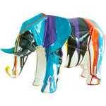 Figurine elphant kuath amunet 33x15x21 cm multicolore