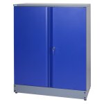 Kpper armoire au sol 71697, 91x110x45 cm, 1 double porte verrouillable, 3 tagres, charge max. 75kg ...