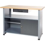 Kupper - k�pper �tabli de promotion mod�le 14118, l. 120 cm, 1 tiroir, 1 compartiment ouvert avec �tag�re ...