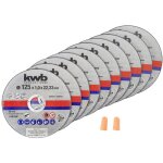 Kwb - 712022 jeu de disque � tron�onner 125 mm 10 pc(s) m�tal