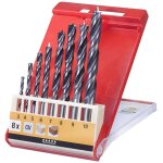 Kwb - einhell 49514100 jeu de 8 mèches à bois en acier chrome - vanadium Ø3 / 4 / 5 / 6 / 7 / 8 / 9 / ... Kwb - einhell 49514100 jeu de 8 mèches à bois en acier chrome - vanadium Ø3 / 4 / 5 / 6 / 7 / 8 / 9 / ...