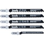 Kwb - einhell accessoires pour scie sauteuse 5 lames hcs pour le bois en t