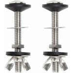 Kzq - de 2 boulons de r�servoir de chasse d'eau en acier inoxydable, fixation universelle pour cuvette ...