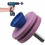 Kzq - affuteur lame tondeuse gazon, meule daffutage pour outils de jardin, aiguiseur remplacements de ...