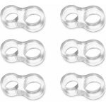 Kzq - ensemble de 6 but�es de porte en silicone pour poign�es pvc, con�ues pour arr�ter efficacement ...