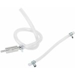 Kzq - kit de purge de frein moto avec seringue en aluminium, tuyau pvc et clapet anti - retour - pour ...
