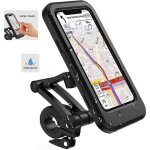 Kzq - support de t�l�phone pour moto, support de t�l�phone �tanche pour v�lo, support de smartphone pour ...