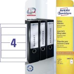 Avery - zweckform l6061 - 25 etiquette pour classeur 59 x 192 mm papier blanc 120 pc(s) fixation permanente ... Avery - zweckform l6061 - 25 etiquette pour classeur 59 x 192 mm papier blanc 120 pc(s) fixation permanente ...