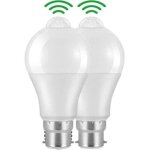 Lablanc - ampoule detecteur de mouvement b22 ba�onnette led, 12w, 1020lm, blanc froid 6000 k, cir 85, ...